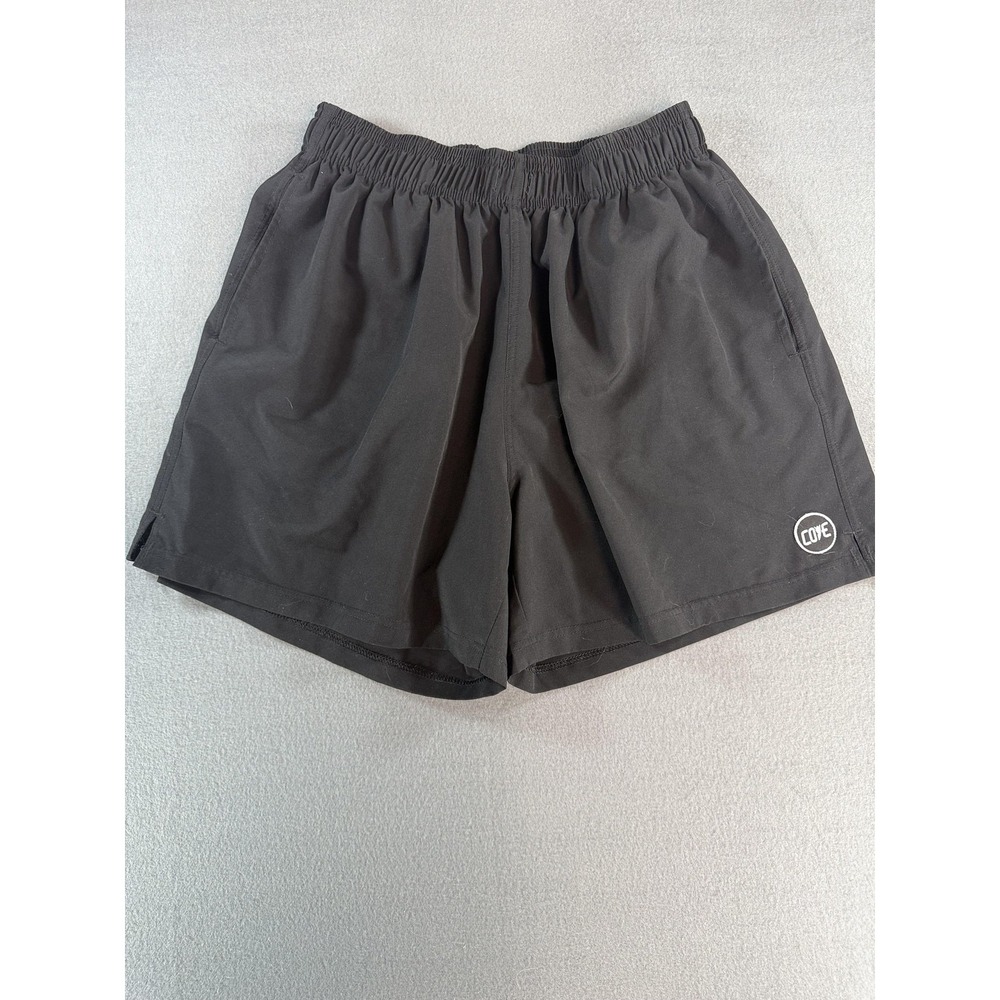Cove Shorts Mens 38 Black Athletic Running Training Elastic Waist Lightweight